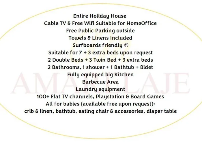 Amarelaje Semesterbostad